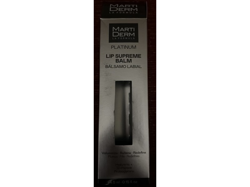 Martiderm Platinum Lip Supreme Balm, 0.15 fl oz/4.5 mL