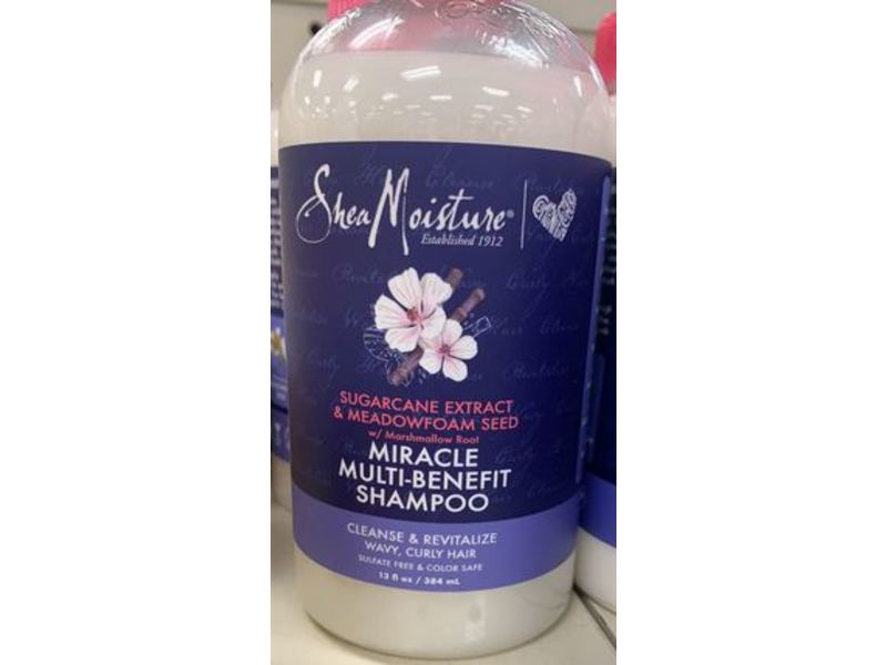 SheaMoisture Miracle Multi Benefit Shampoo, 13 fl oz / 384 mL