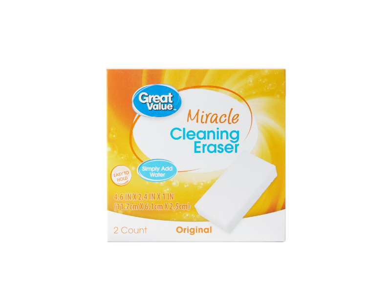 Great Value Miracle Cleaning Eraser, Original, 2 Count
