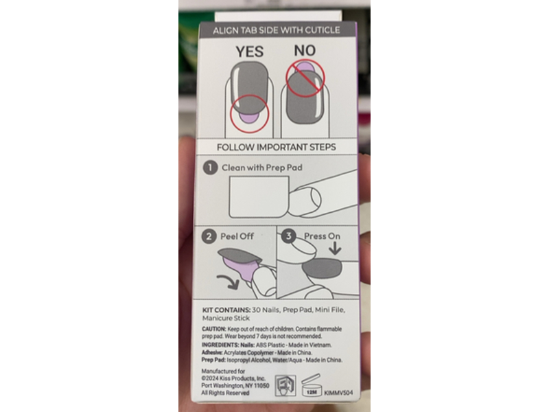 Impress The No Glue Mani Press On Nails Kit, Medium, As It Was, 30 Count