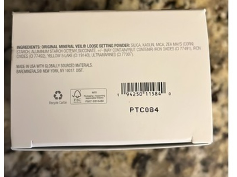 Bare Minerals Deluxe Original Loose Setting Powder, Transulent, 0.84 oz/24 g