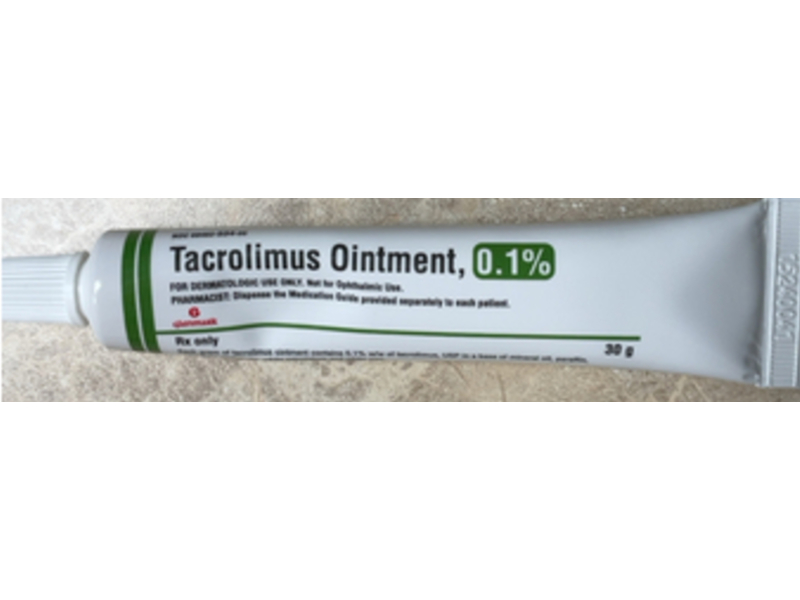 Tacrolimus Ointment 0.1%, 30 g, Glenmark (Rx)