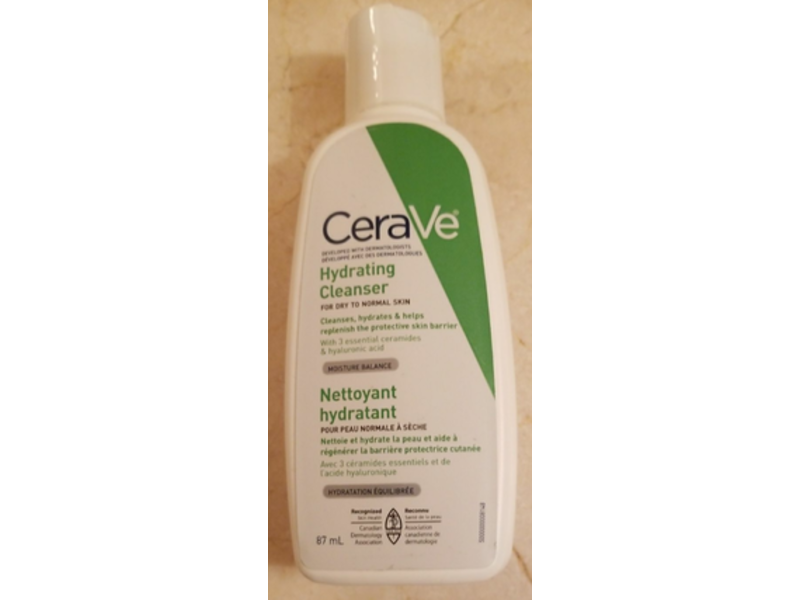 CeraVe Hydrating Cleanser, Normal to Dry Skin, 87 mL