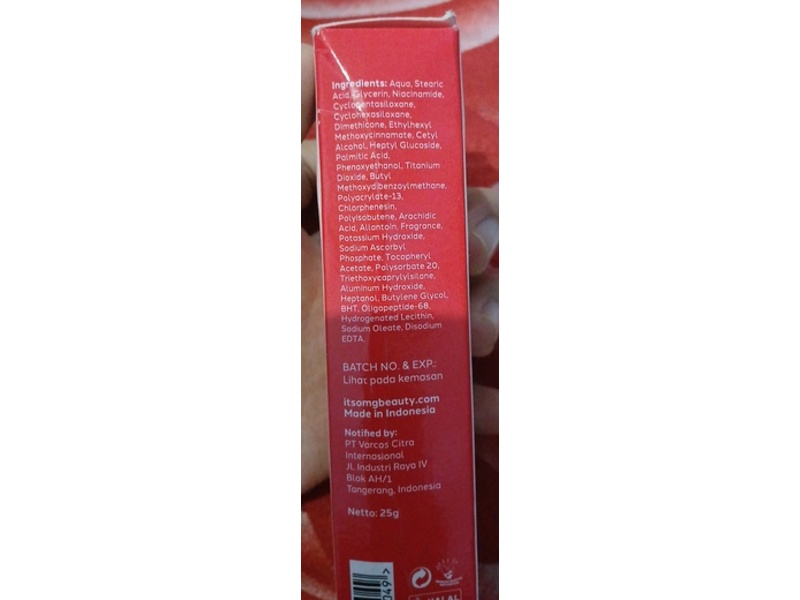 OMG Bright Booster Moisturizer, 25 g