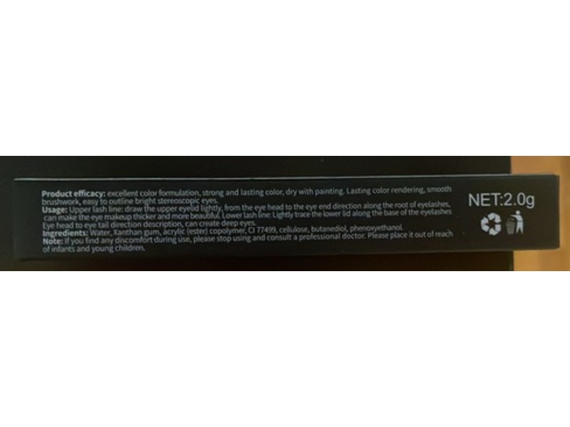 Suake Eyeliner Pen, Black, 2 g