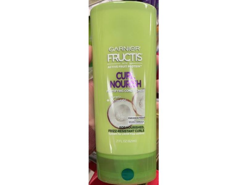 Garnier Fructis Curl Nourish Fortifying Conditioner, 21 fl oz/621 mL