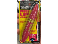 Maybelline Volum' Express Pumped Up Colossal Mascara, 214 Glam Black, 0.33 fl oz/9.7 mL - thumbnail 3
