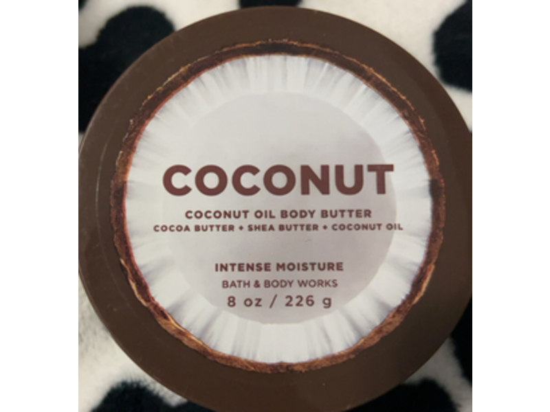 Bath & Body Works Coconut Oil Body Butter, 8 oz/226 g