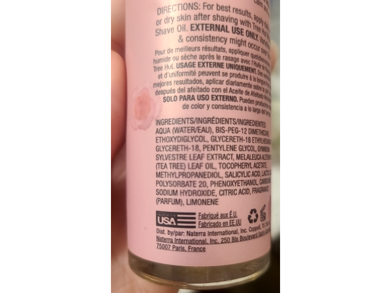 Tree Hut Smooth + Soothe After Shave Serum, Moroccan Rose, 4.3 fl oz/128 mL