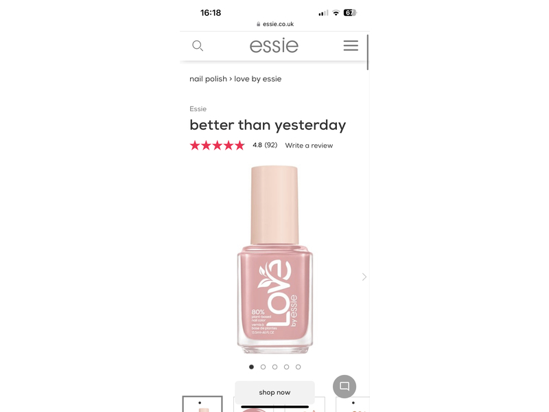 Essie Love Nail Polish, Better Than Yesterday, 0.45 fl oz/13.5 mL