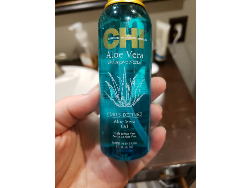 CHI Curls Defined Aloe Vera Oil, 3 fl oz Ingredients and Reviews