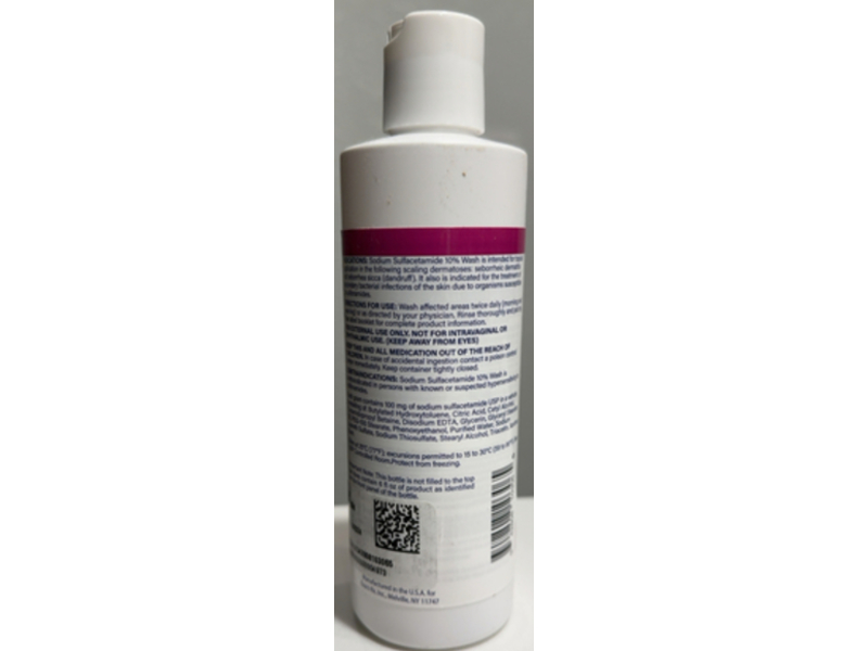 Sodium Sulfacetamide Wash, 10%, 6 fl oz/177 mL, Exact_Rx (Rx)