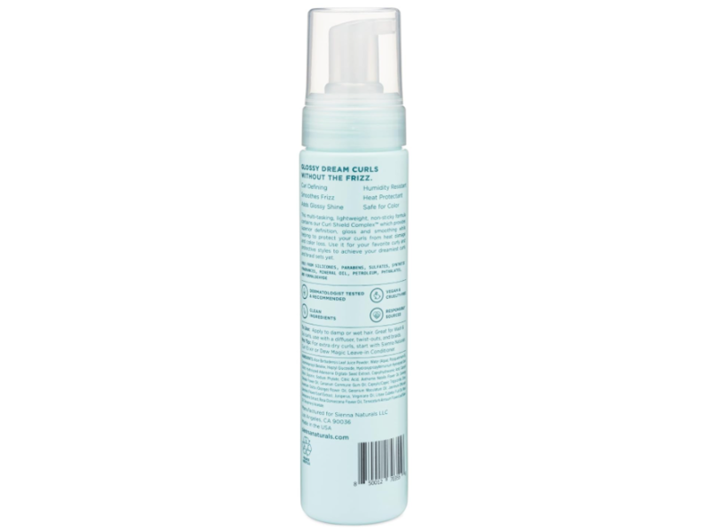 Sienna Naturals Dream Curl Mousse, 8 fl oz/236 mL