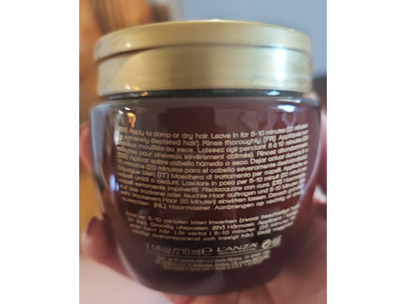 L'anza Intensive Hair Masque, Keratin Healing Oil, 7.1 fl oz/210 mL