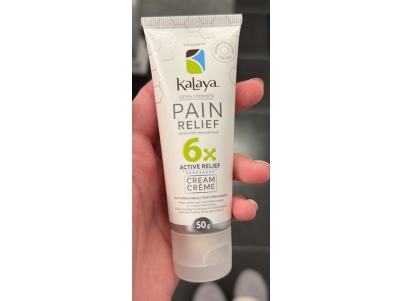 Kalaya Pain Relief Cream, 6X Active Relief, 50 g