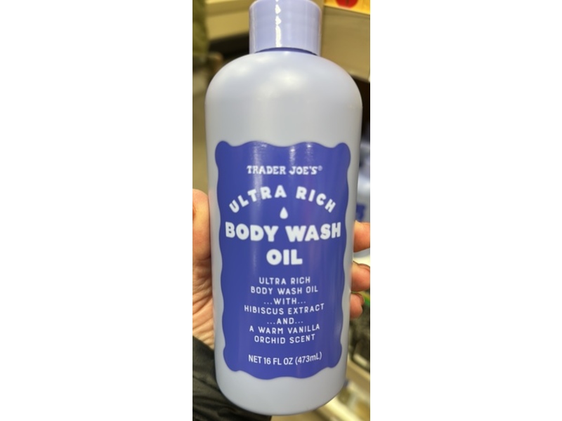 Trader Joe's Ultra Rich Body Wash Oil, Hibiscus Extract, 16 fl oz/473 mL