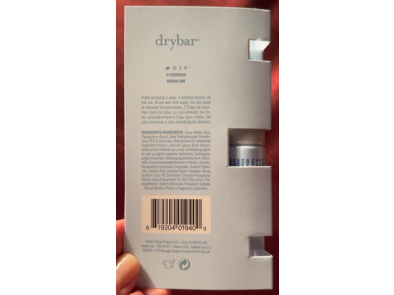 Drybar Liquid Glass Miracle Soothing Sealant, 0.34 fl oz/10 mL