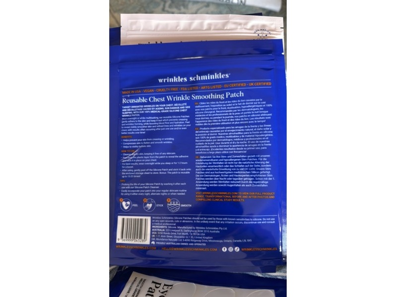 Wrinkles Schminkles Chest Wrinkle Patch, Pack of 2