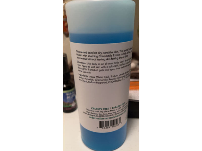 Mario Badescu Skin Care Azulene Body Soap, 16 fl oz/472 mL