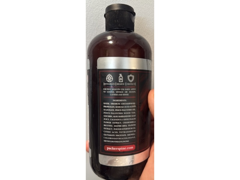 Packer's Pine The Original Body Wash, Pine Tar, 16 fl oz/473 mL, Pack Of 2