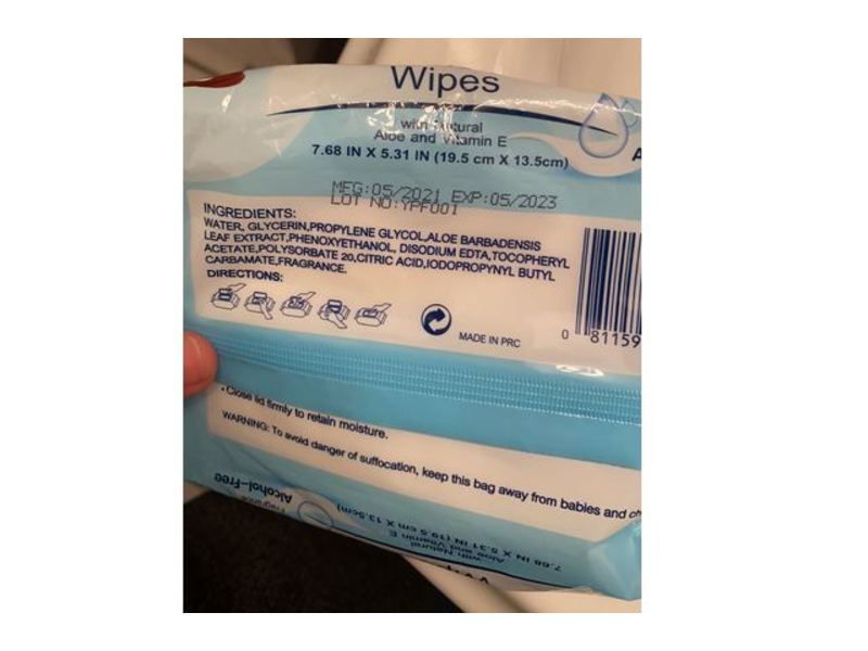 Premier Wholesale Flushable Moist Wipes With Natural, Aloe & Vitamin E, 70 Count