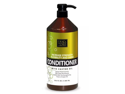 Dead Sea Collection Increase Strength Flexible & Shine Conditioner, Castor Oil, 30.6 fl oz/907 mL