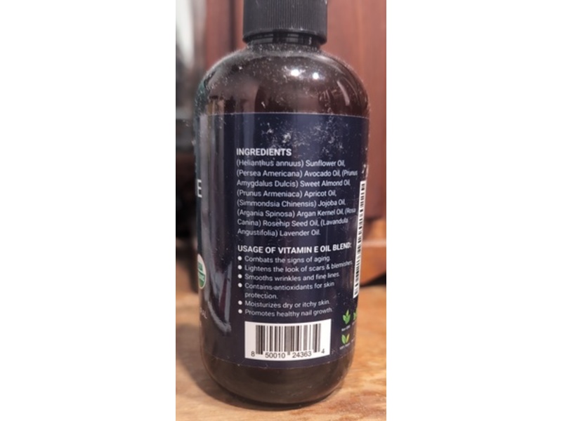 Nexon Botanics Organic Vitamin E Oil, 8 fl oz/236 mL