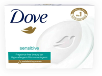 Dove Sensitive Moisturizing Cream Beauty Bar, 3.75 oz - Image 2