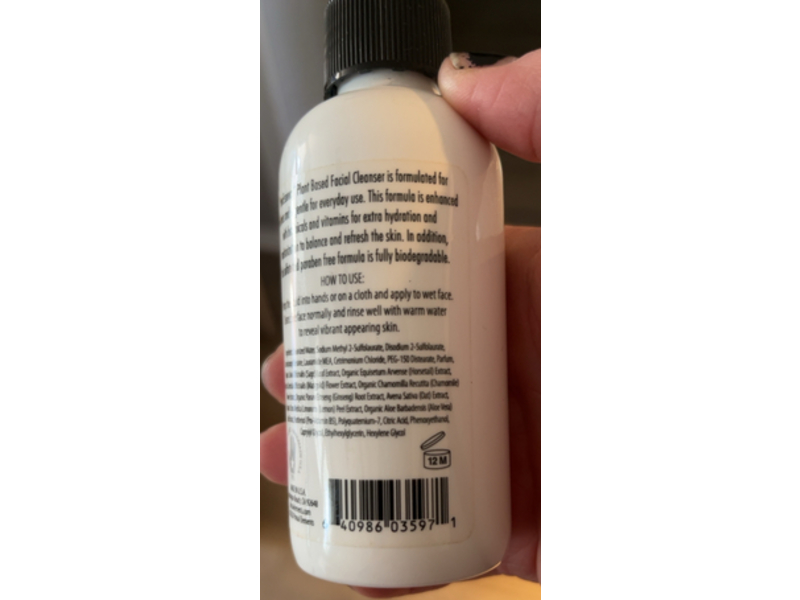 Primal Pure Essence Plant Based Facial Cleanser, 4 fl oz/118 mL
