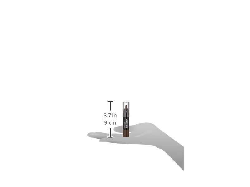 Maybelline New York Eyestudio Brow Drama Pomade Crayon Eye Color, Deep Brown, 0.04 fl oz/1.1 g