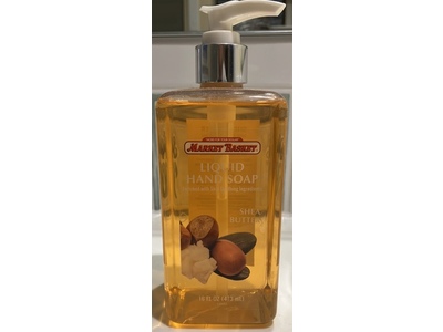Market Basket Liquid Hand Soap, Shea Butter, 16 fl oz/473 mL