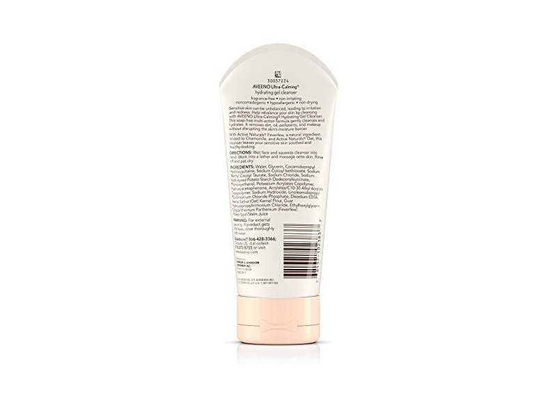 aveeno ultra hydrating gel cleanser