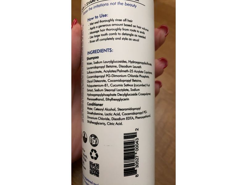 FRAGFRE 2 in 1 Shampoo and Conditioner, 12 oz/355 ml