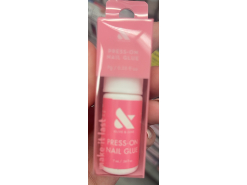 Olive & June Press on Nail Glue, 0.24 fl oz/7 mL