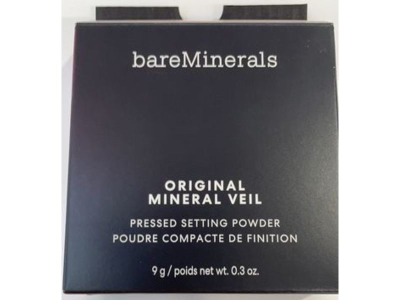 bareMinerals Original Mineral Veil Pressed Setting Powder, Sheer Light, 0.3 oz/9 g