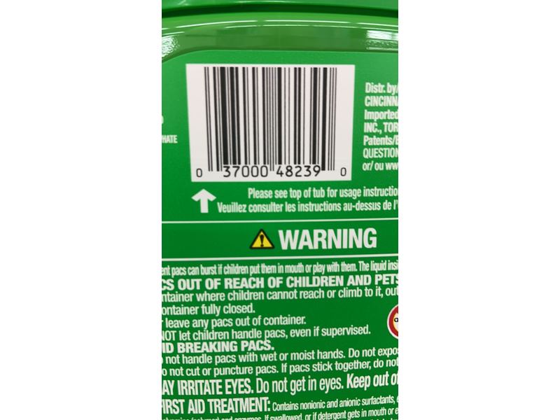 Gain Flings 3 In 1 Laundry Detergent Pacs, Island Fresh, 44 oz/1.27 kg, 60 Count