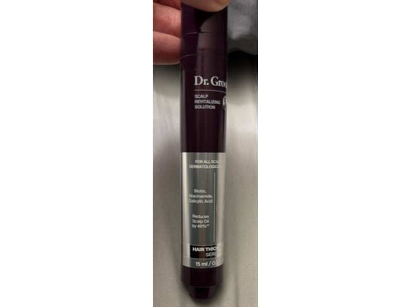 Dr Groot Scalp Revitalizing Solution Hair Thickening Serum, 0.5 fl oz/15 mL