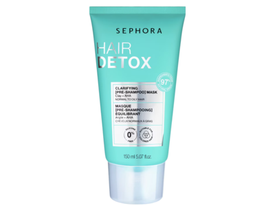 Sephora Hair Detox Clarifying (Pre Shampoo) Mask, Clay + AHA, 5.07 fl oz/150 mL