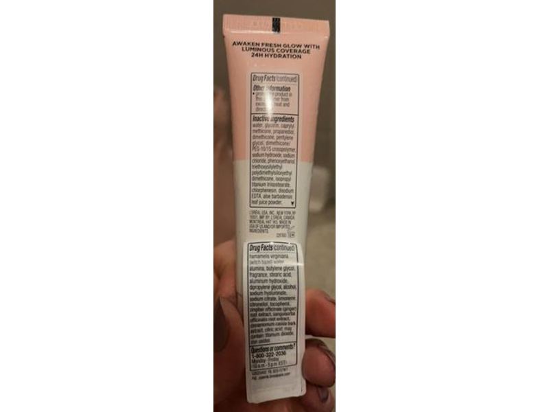 L'Oreal Paris Skin Paradise Water-Infused Tinted Moisturizer, SPF 19, Fair 02, 1 fl oz/30 mL