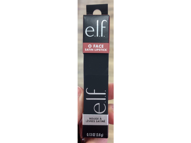 e.l.f. O Face Satin Lipstick, Dirty Talk, 0.13 oz/3.8 g