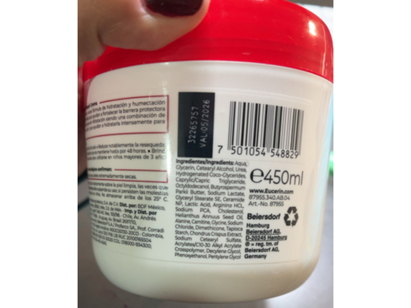 Eucerin pH5 Advanced Repair Body Cream, 450 mL