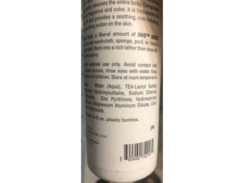 Person & Covey DHS Body Wash, 16 fl oz/480 mL