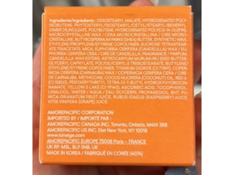 Laneige Lip Sleeping Mask, Peach Iced Tea, 0.70 oz/20 g