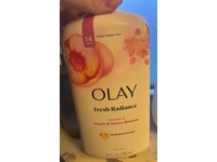 Olay Fresh Radiance Body Wash, Peach & Cherry Blossom, 27 fl oz/798 mL - thumbnail 2