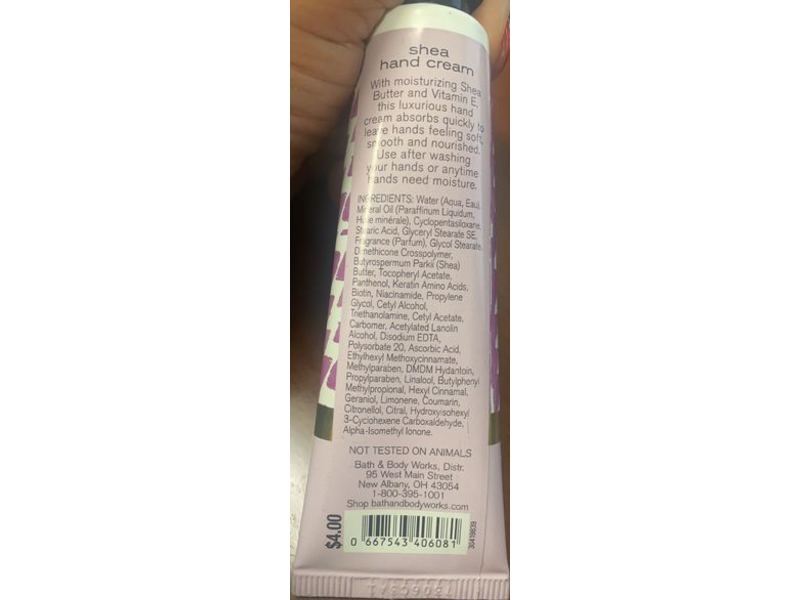 Bath & Body Works Hand Cream, French Lavender, 1 fl oz/29 mL