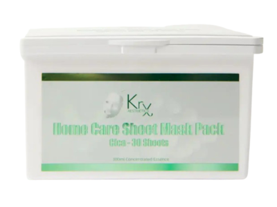 Krx Aesthetics Home Care Cica Sheet Mask Pack, 30 Count