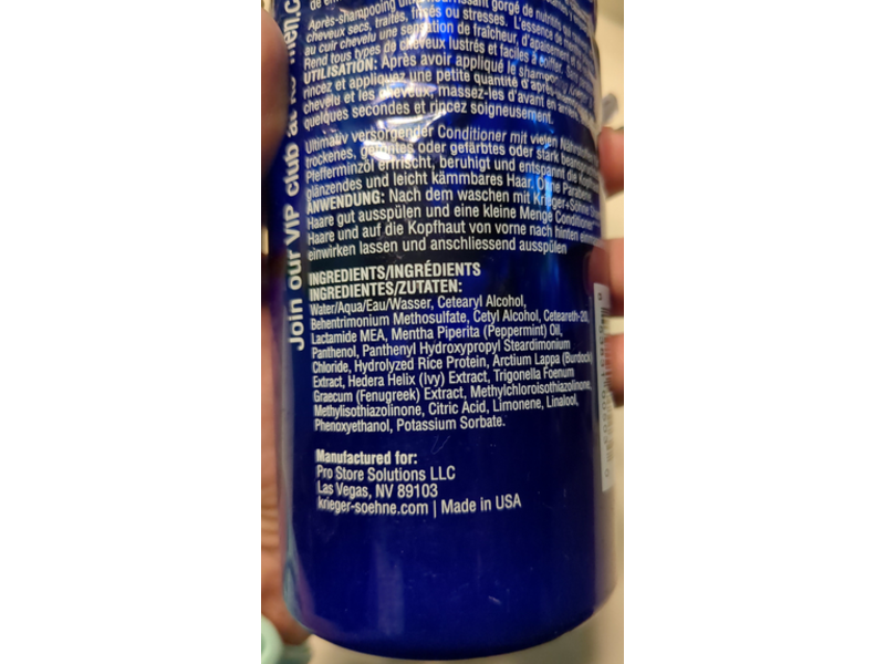 Krieger + Sohne Conditioner, 16 fl oz/472 mL