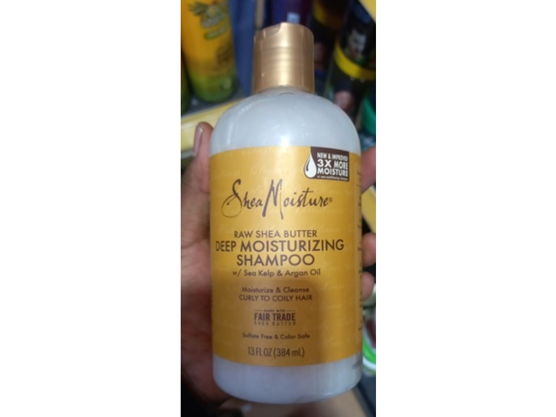 Shea Moisture Deep Moisturizing Shampoo, 13 fl oz/384 mL