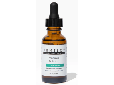 Drmtlgy Brightening Antioxidant Serum, Vitamin C E + F, 1 fl oz/30 mL