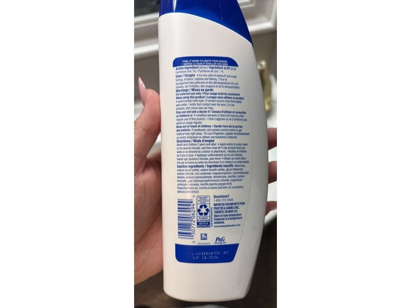 Head & Shoulders Itchy Scalp Shampoo, Eucalyptus, 370 mL